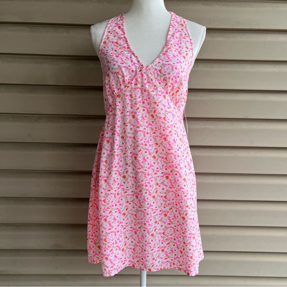 Abound Dresses & Skirts - •Abound• NWT Floral Halter Mini Dress - Size Medium